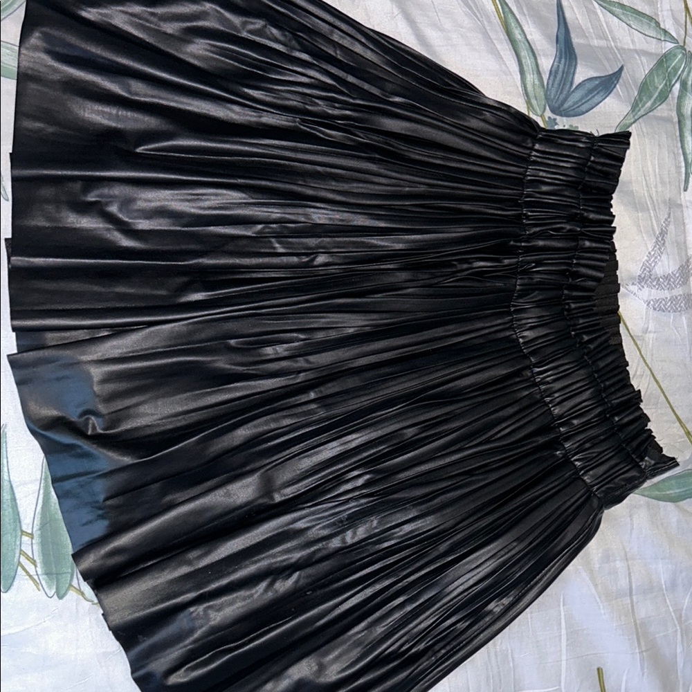 Zara Black Bubble Mini Skirt Cocktail